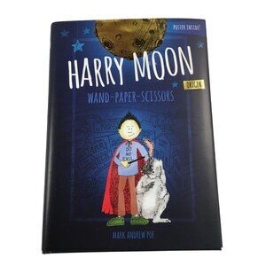 HARRY MOON WAND-PAPER-SCISSORS BOOK BY MARK ANDREW POE HARDCOVER